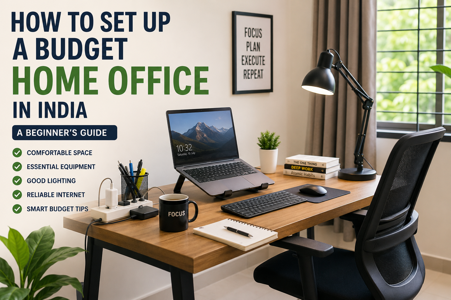 Read more about the article How to Set Up a Budget Home Office in India: A Beginner’s Guide
