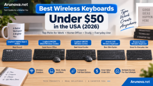 Read more about the article Best Wireless Keyboards Under $50 in the USA (2026)