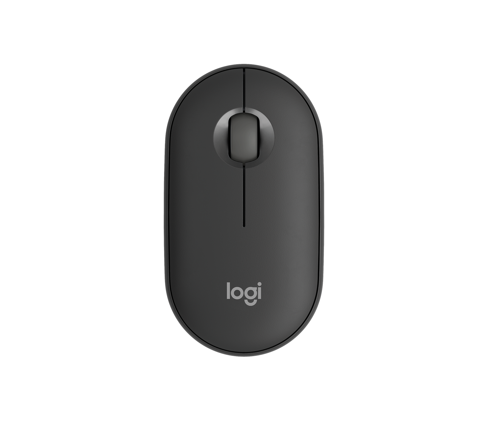 Logitech Pebble Mouse 2 M350s Bluetooth wireless mouse with slim portable design, quiet clicks, multi-device connectivity, and customizable button for work, study, travel, and everyday laptop use
